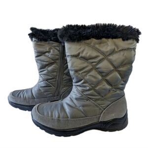 Easy Dry By Easy Street Women's Cuddle Boot 9M Gray